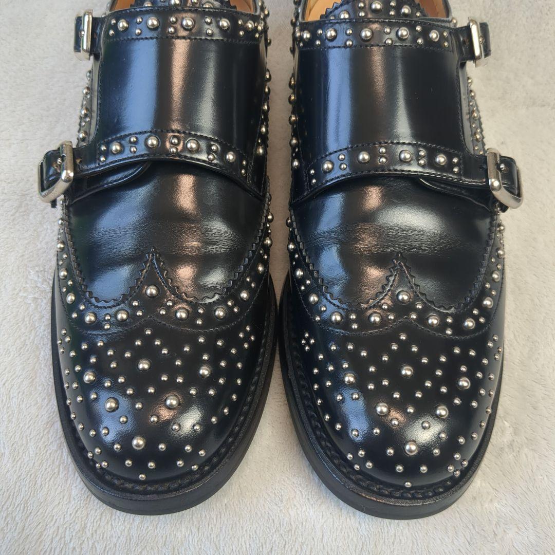 Church's チャーチ LANA MET レザー ブラック サイズ36