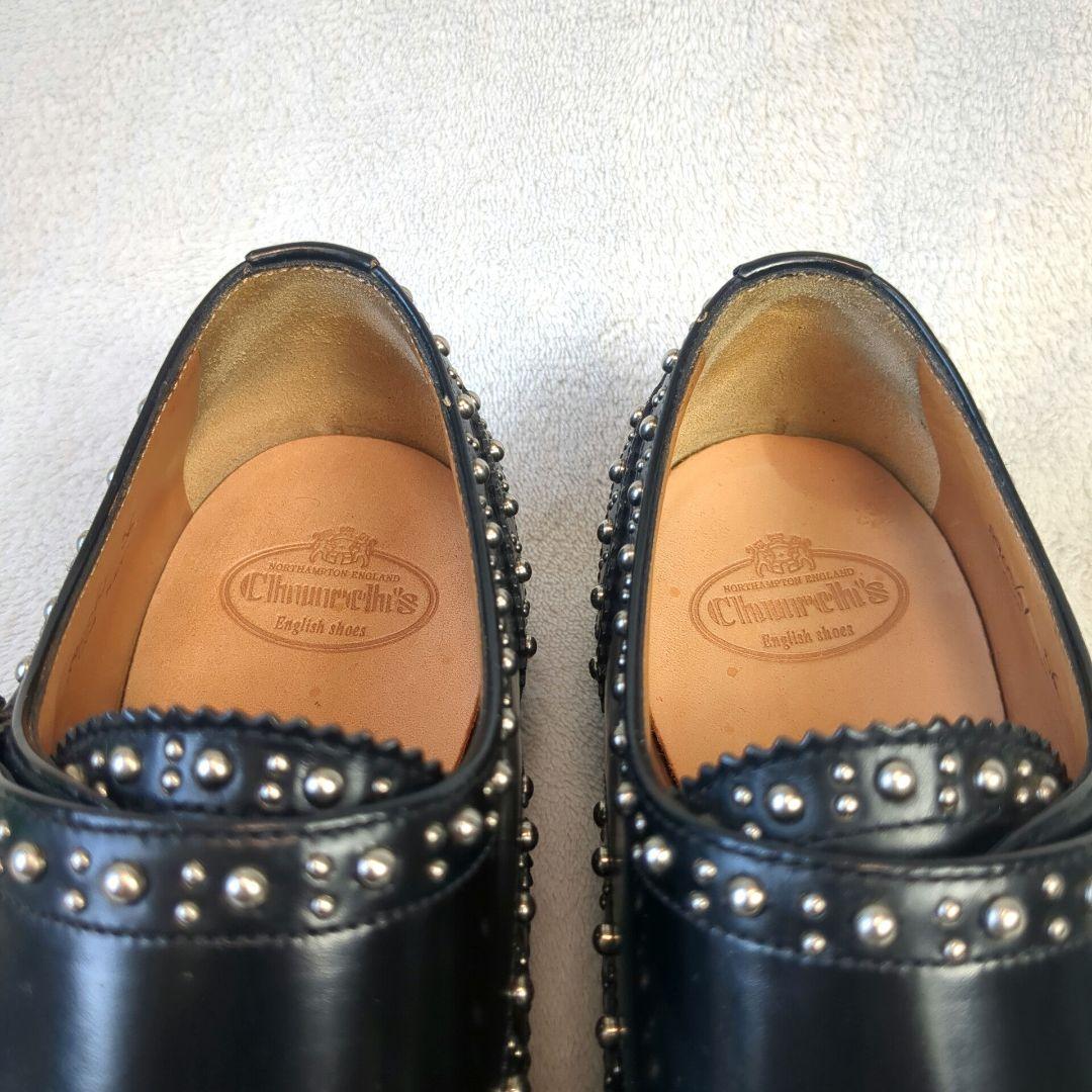 Church's チャーチ LANA MET レザー ブラック サイズ36