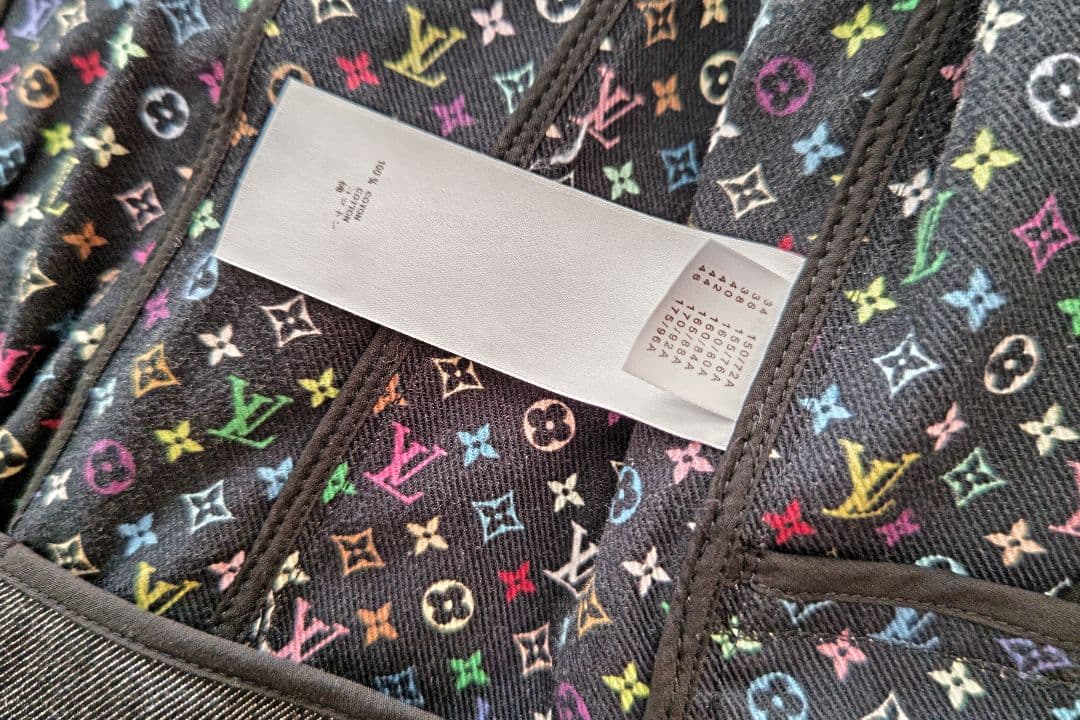 ｋathyLouis Vuitton マルチカラーブラックGジャン