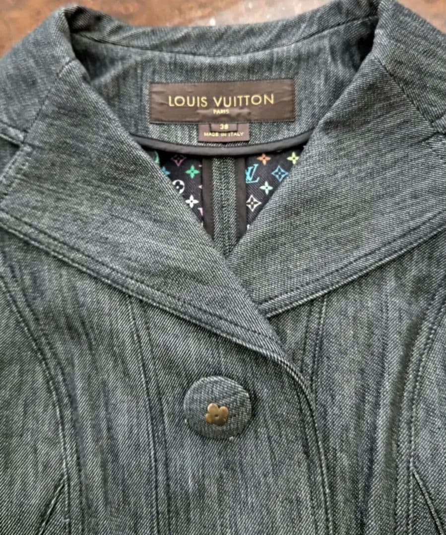 ｋathyLouis Vuitton マルチカラーブラックGジャン