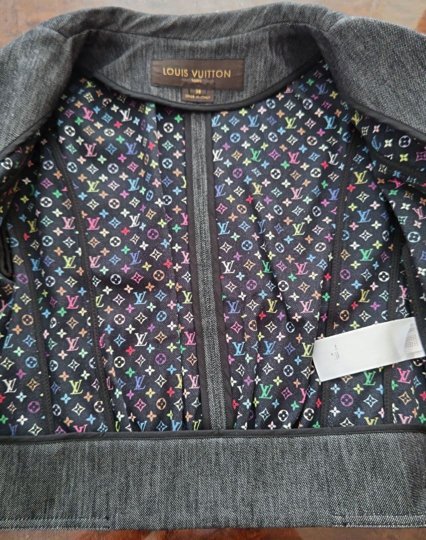 ｋathyLouis Vuitton マルチカラーブラックGジャン