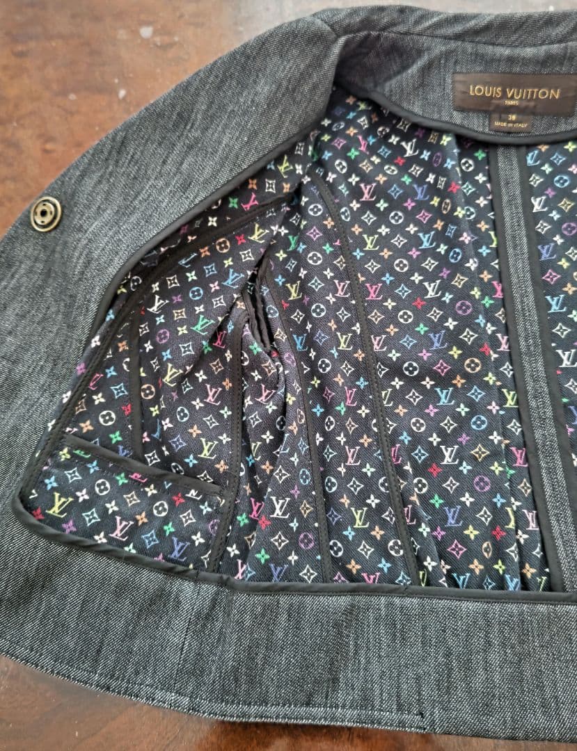 ｋathyLouis Vuitton マルチカラーブラックGジャン