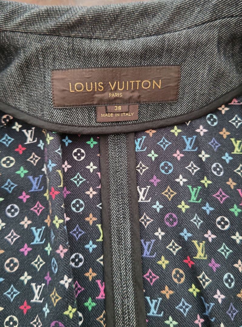 ｋathyLouis Vuitton マルチカラーブラックGジャン