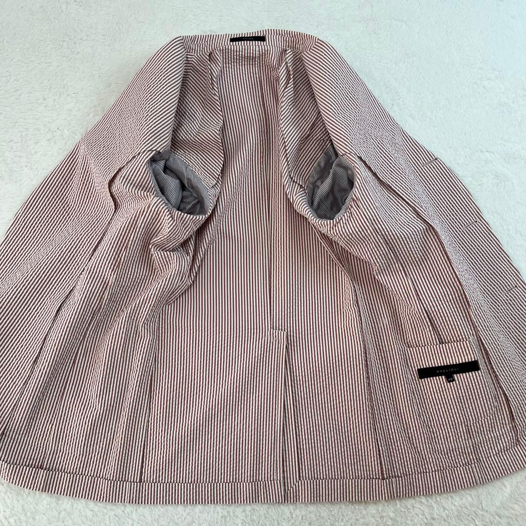 ボリオリ　BOGLIOLI DOVER ジャケット　シアサッカー　ストライプ