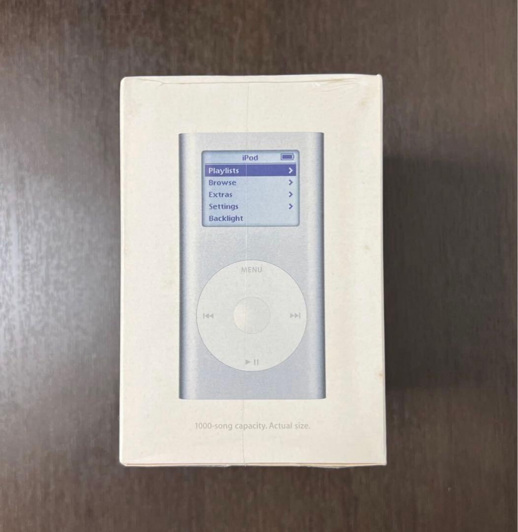 未使用未開封 Apple iPod mini 4GB シルバー　M9160J/A