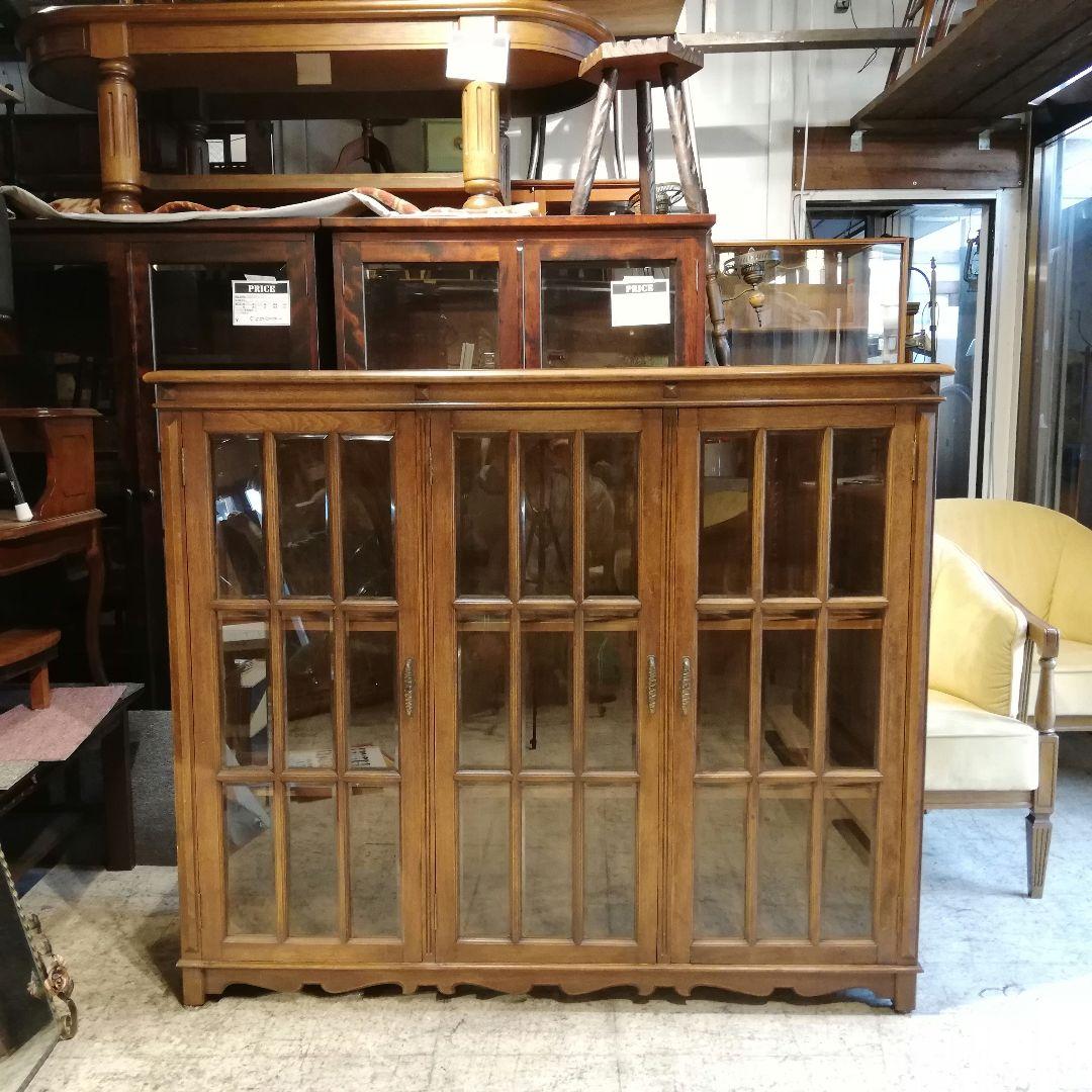 M●pase送料込 希少 アンティーク ファニチャー 3枚扉 サイドボード