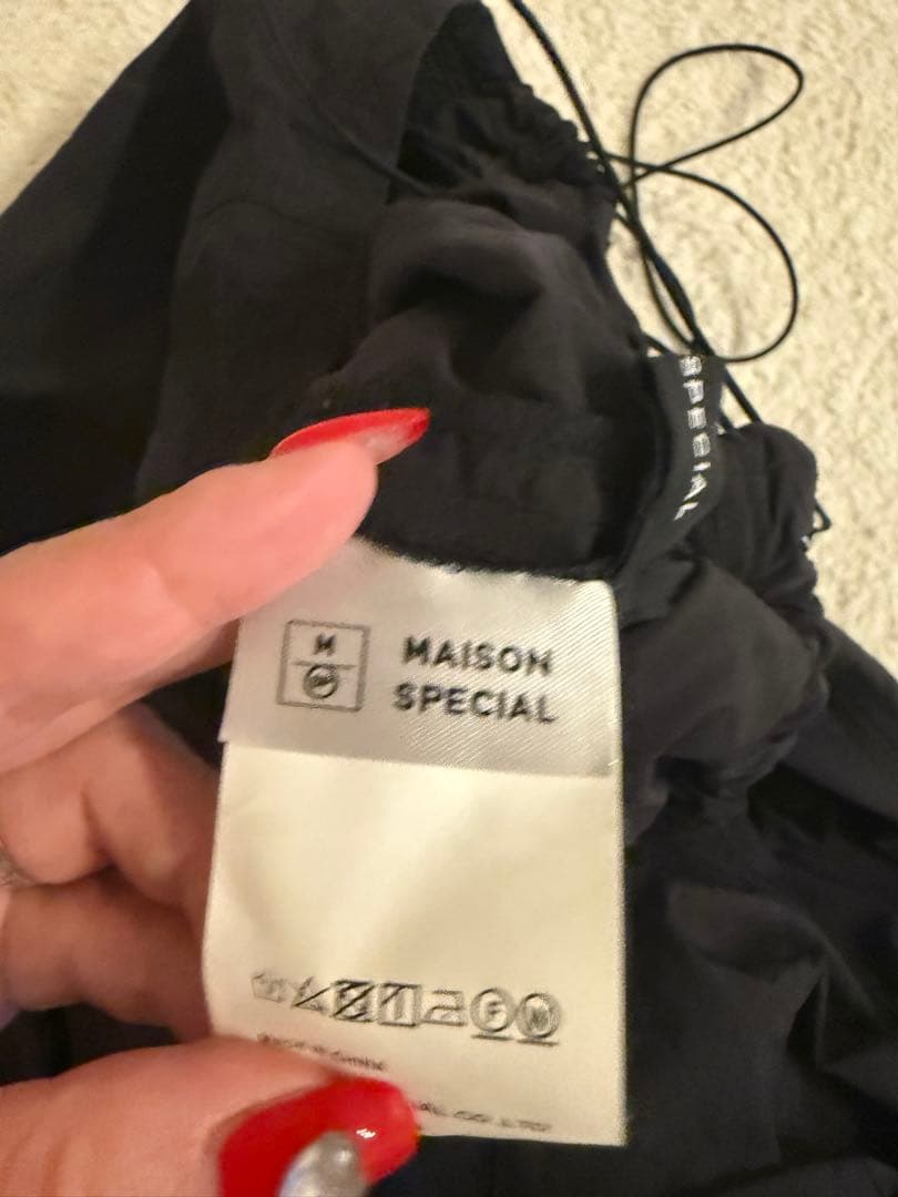 maison special サイドリボン2wayパンツ