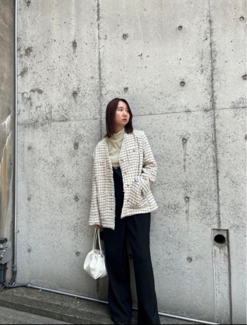 【極美品】FRAY I.D フレイ アイディー ツイード2wayジャケット　S