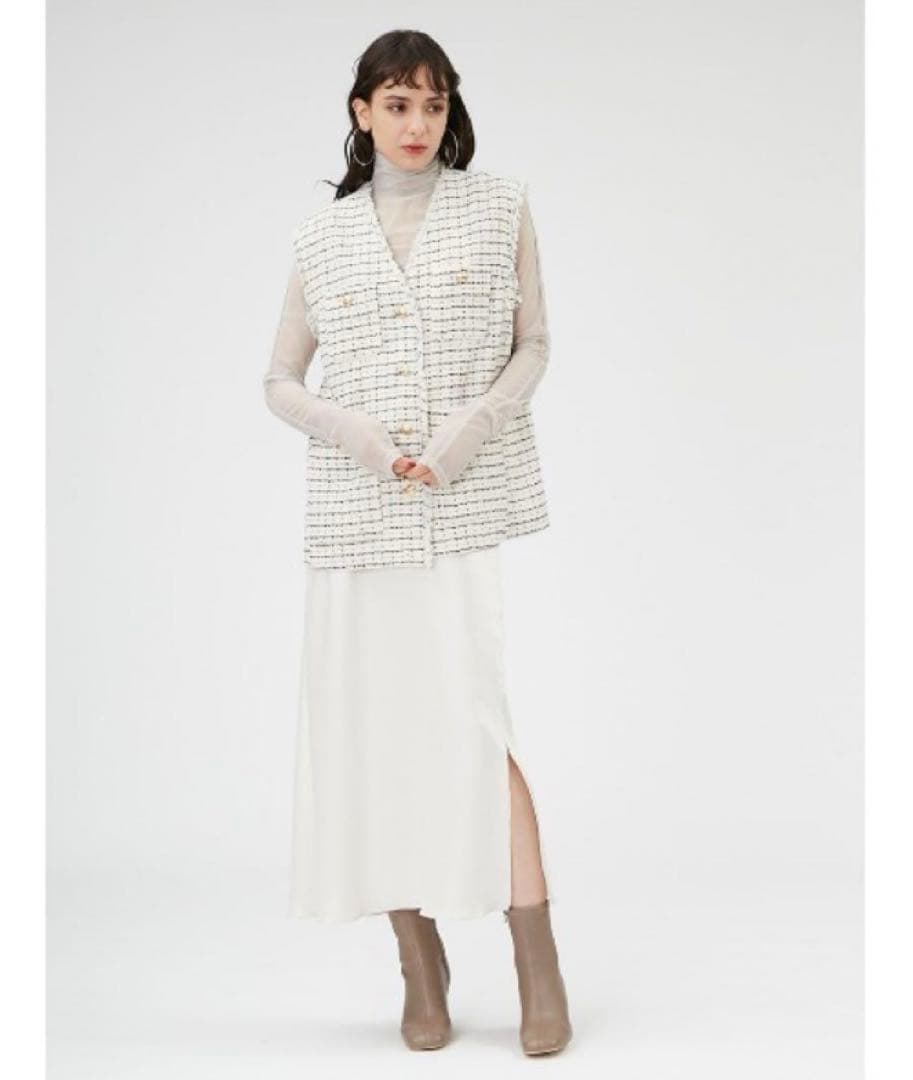 【極美品】FRAY I.D フレイ アイディー ツイード2wayジャケット　S