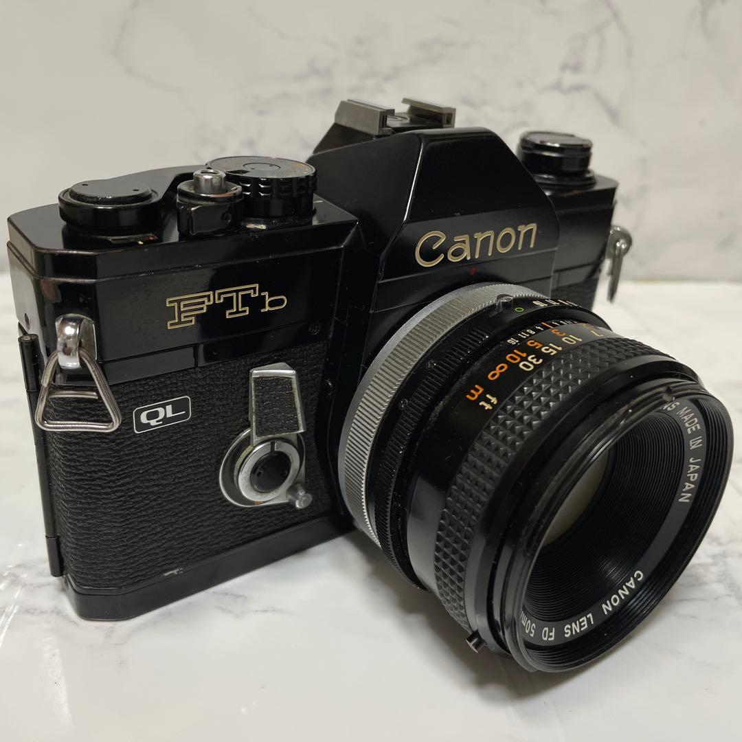 Canon FTb QL 一眼レフカメラ 50mm f/1.8 レンズ付き