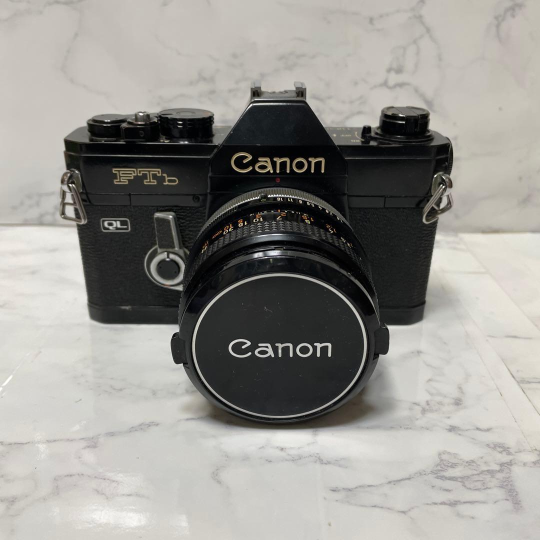 Canon FTb QL 一眼レフカメラ 50mm f/1.8 レンズ付き