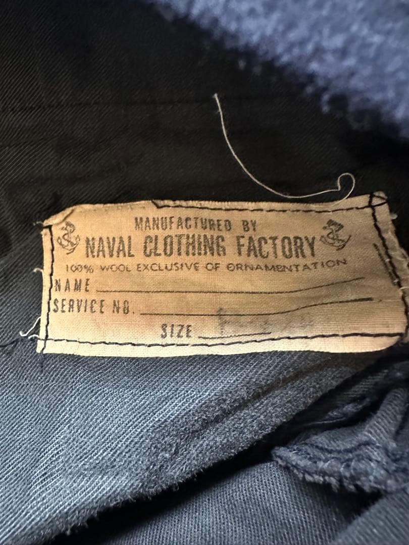 40s 50s us.navy ウールセーラーパンツ　スラックス　ブラック　米軍