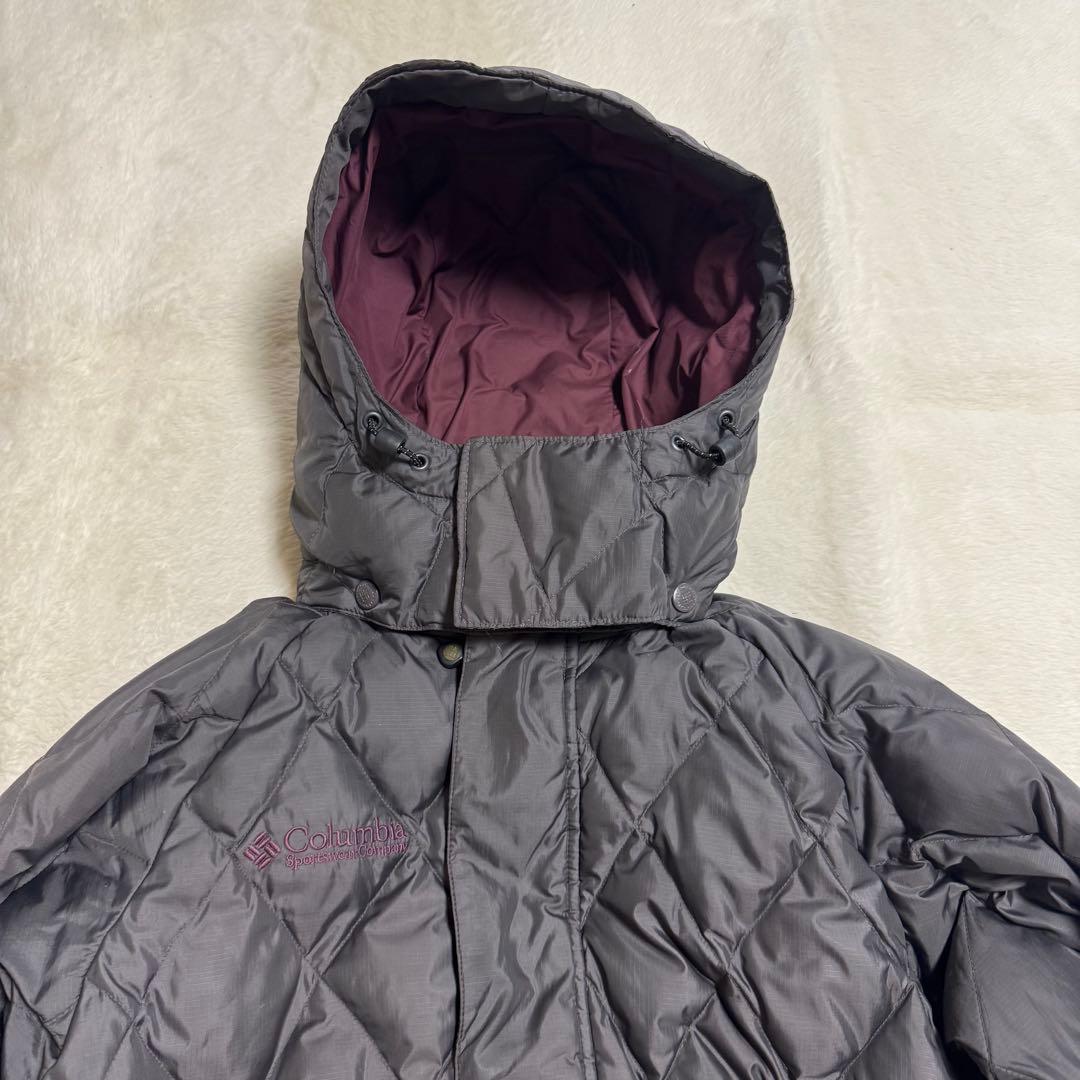 コロンビア00s キルティングpuffy jacket メンズXS短丈y2k