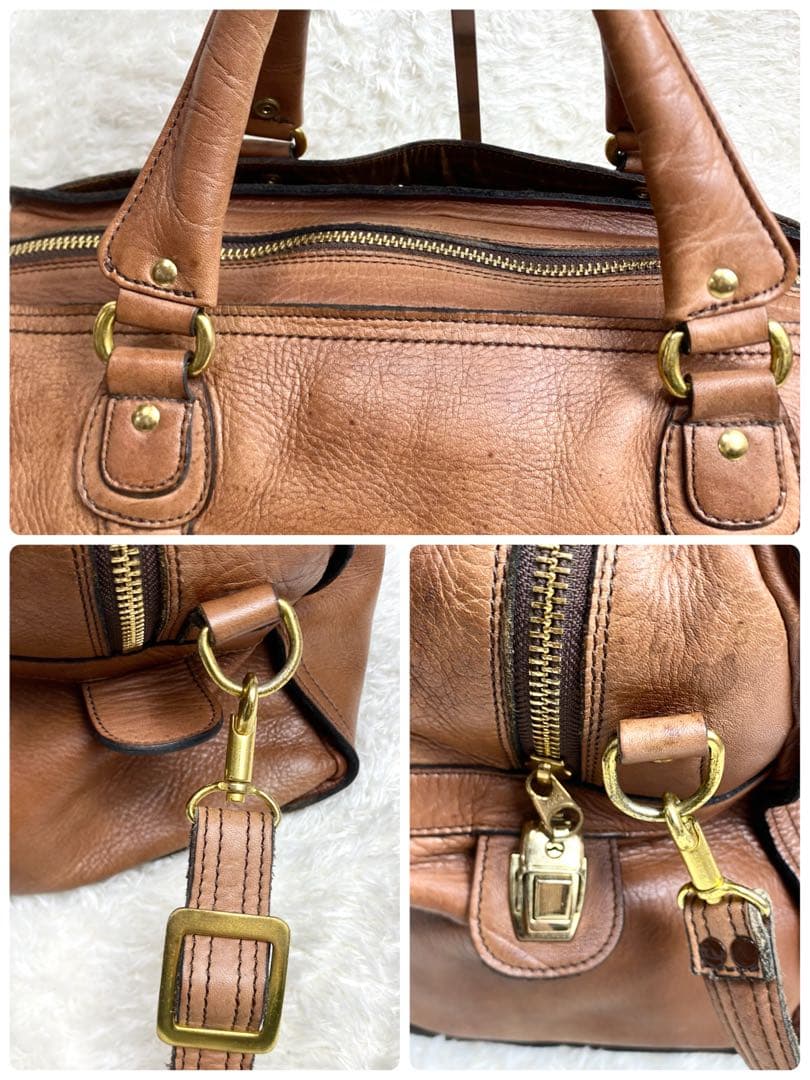 希少　PORTER バロン　2WAYボストンバッグオールレザー　ブラウン