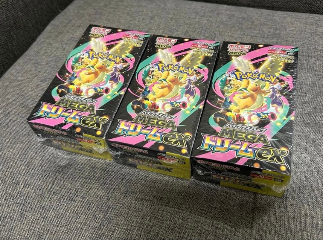 ポケカ　ドリームex 3BOX シュリンク付き