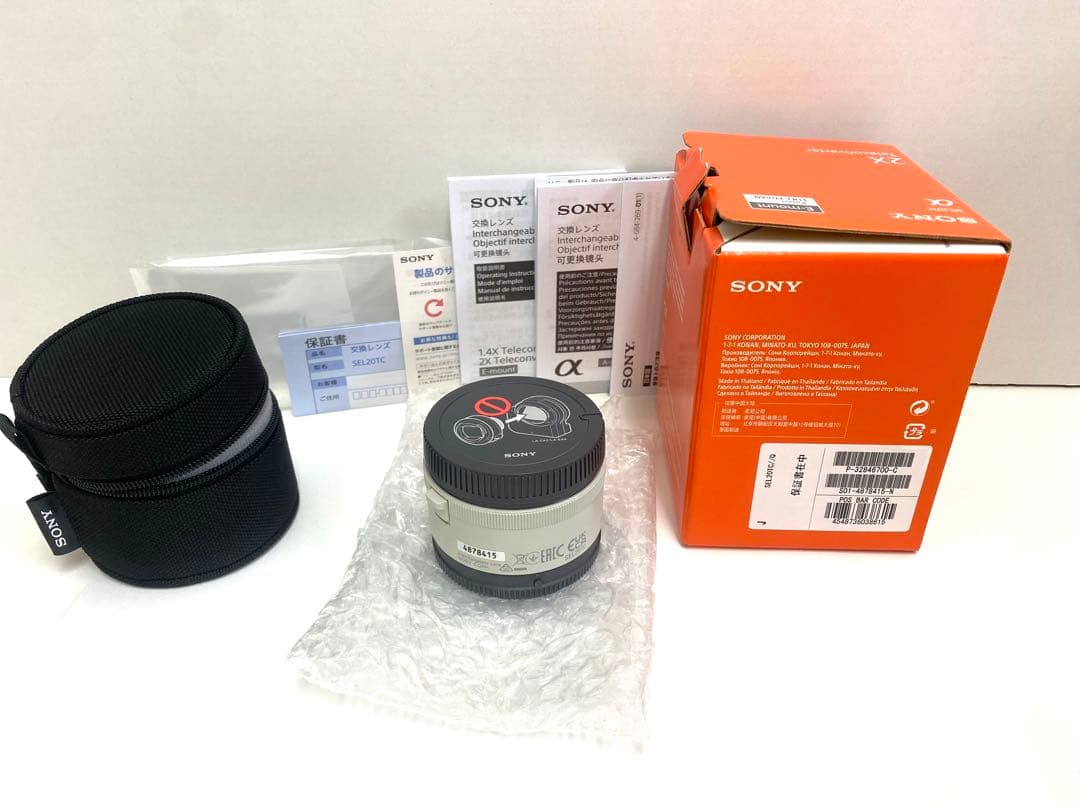 新品 未使用 SONY ソニー Eマウント用2xテレコンバーター SEL20TC
