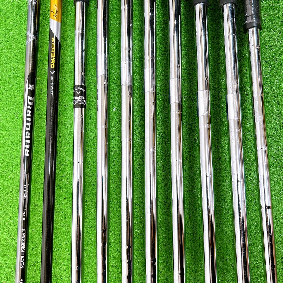 キャロウェイ ウォーバード レガシー メンズクラブセット 10本 男性 初心者