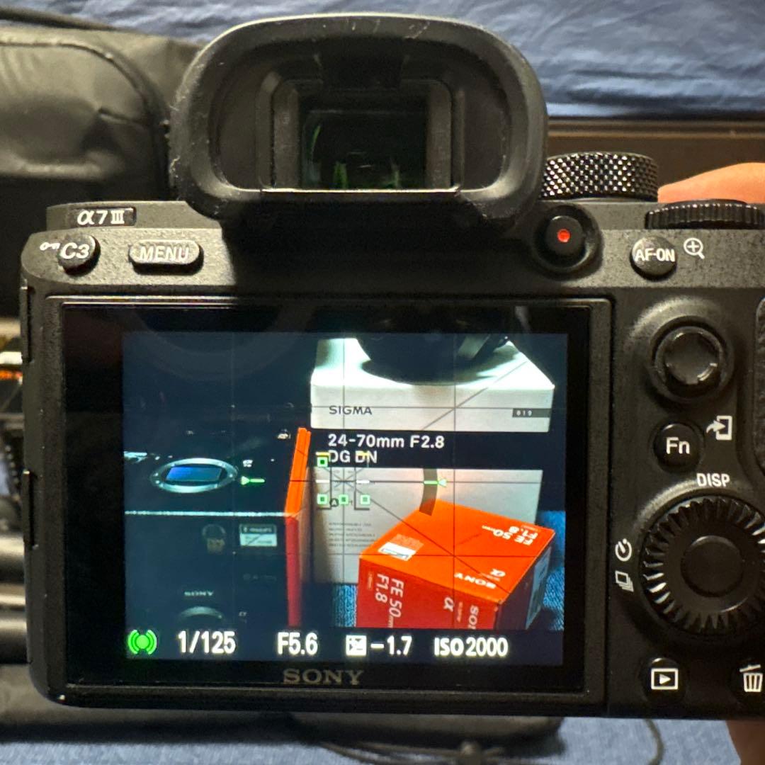 SONY α7III、SIGMA 24-70mm F2.8 DG DN おまけ付