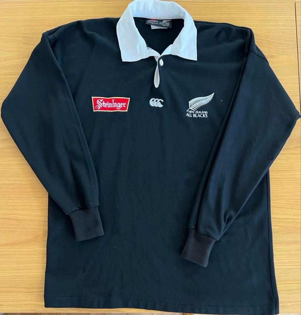 ち*ん様 【美品】カンタベリー オールブラックス スタインラガーラグビージャージ