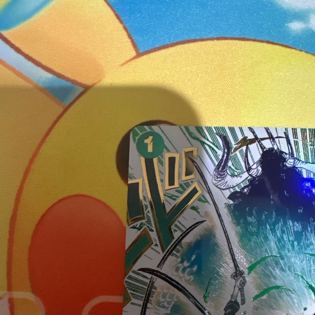 美品 ワンピースカードR（パラレル）鬼気九刀流阿修羅抜剣亡者戯OP12-037