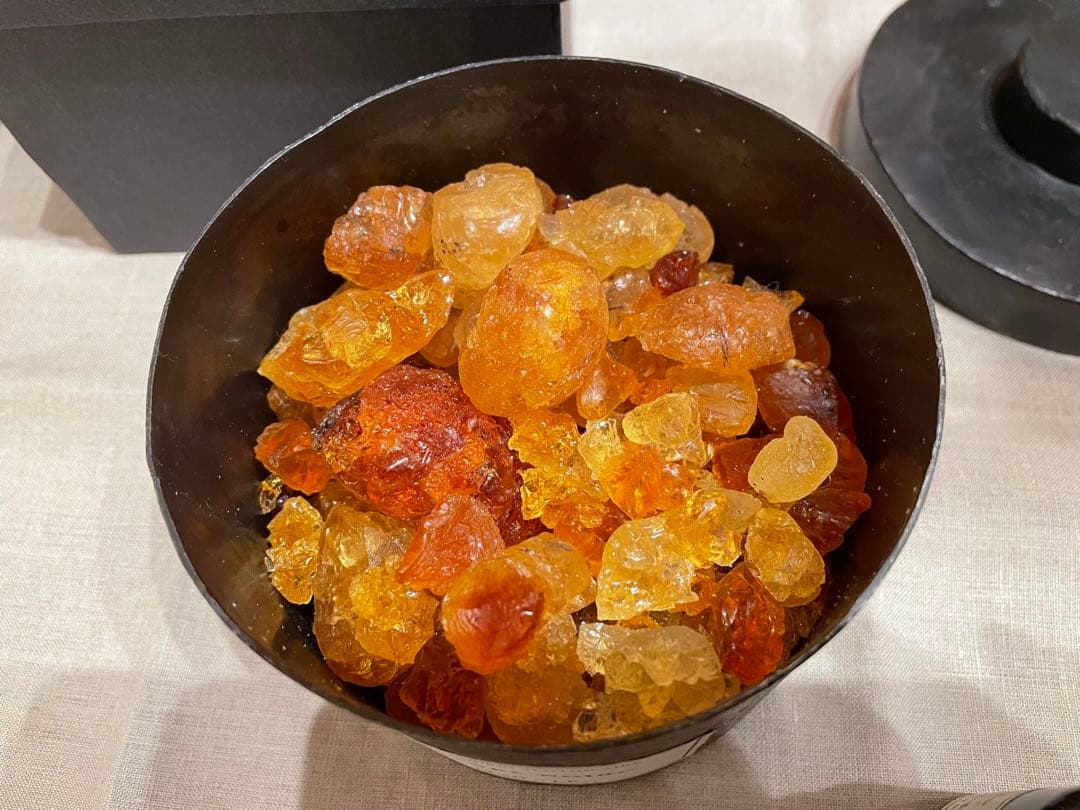 MAD et LEN ポットポプリ アンバー(TERRE NOIRE)オイル付