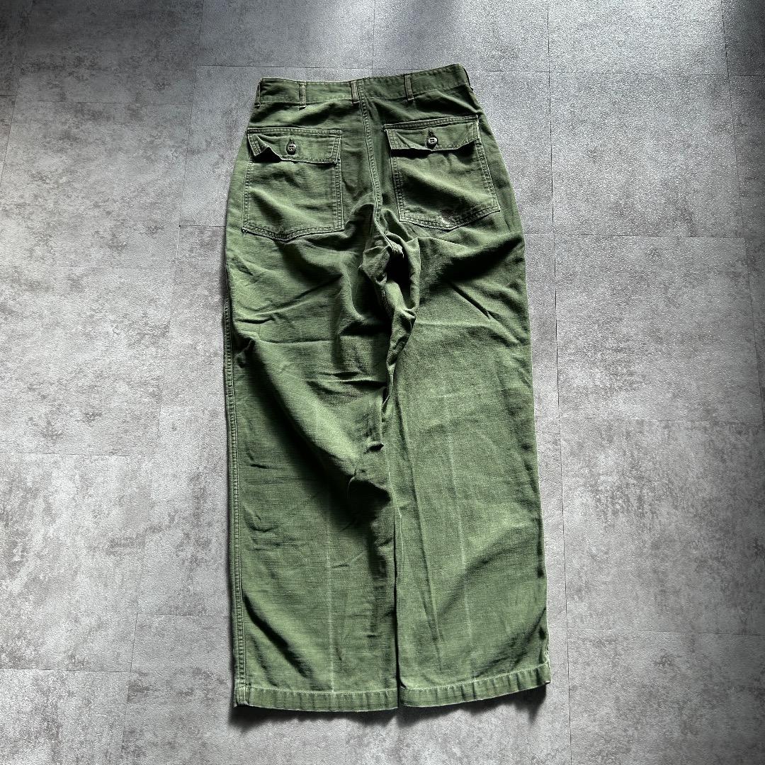 60s アメリカ軍 OG107 ベイカーパンツ 30×31
