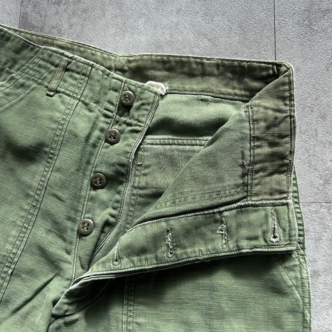60s アメリカ軍 OG107 ベイカーパンツ 30×31