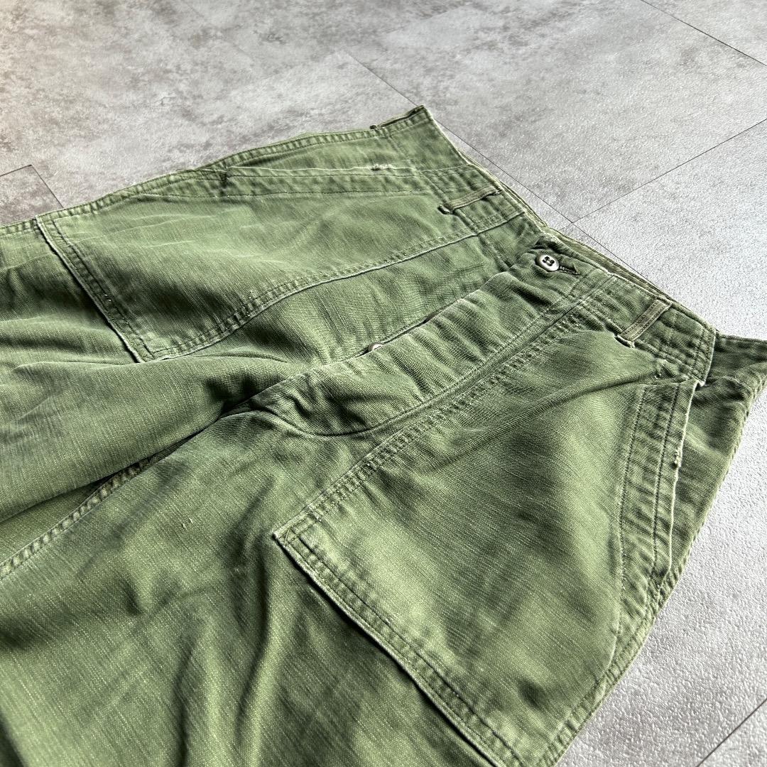 60s アメリカ軍 OG107 ベイカーパンツ 30×31