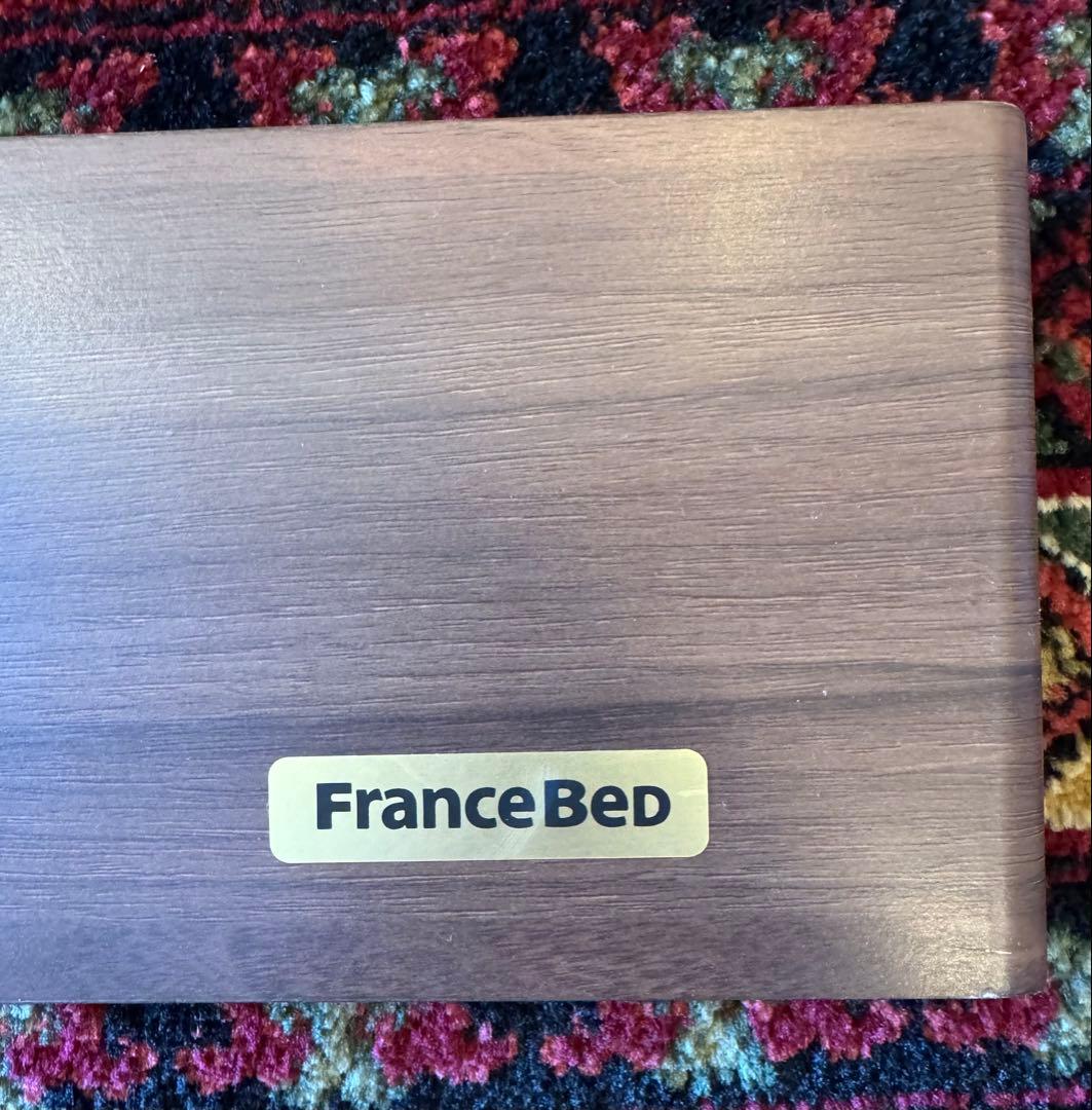 フランスベッド ダブルベッドフレーム LEDライト、コンセント付き【たのメル便】