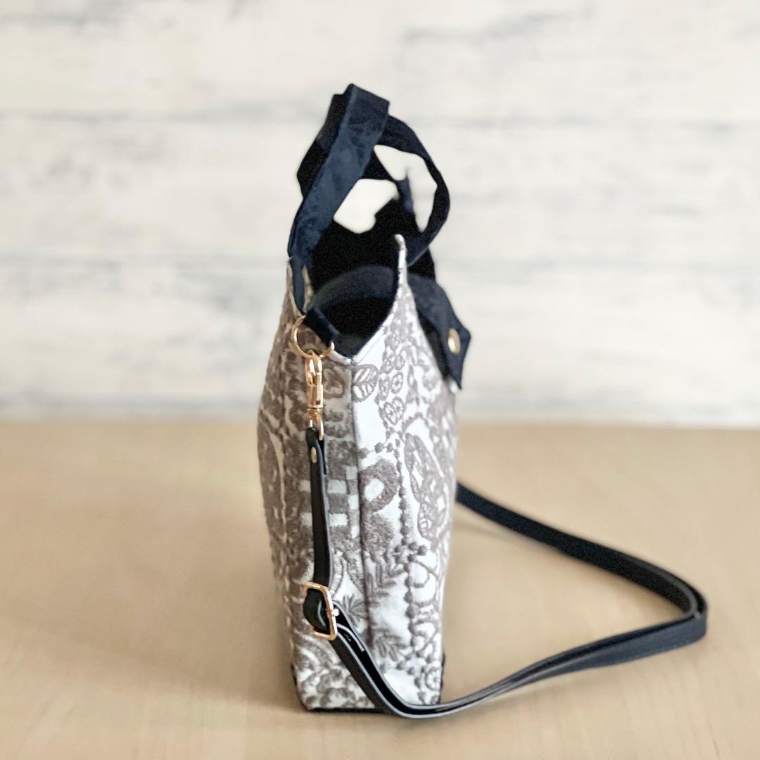 forest tile 持ち手付きショルダーバッグMB509-123