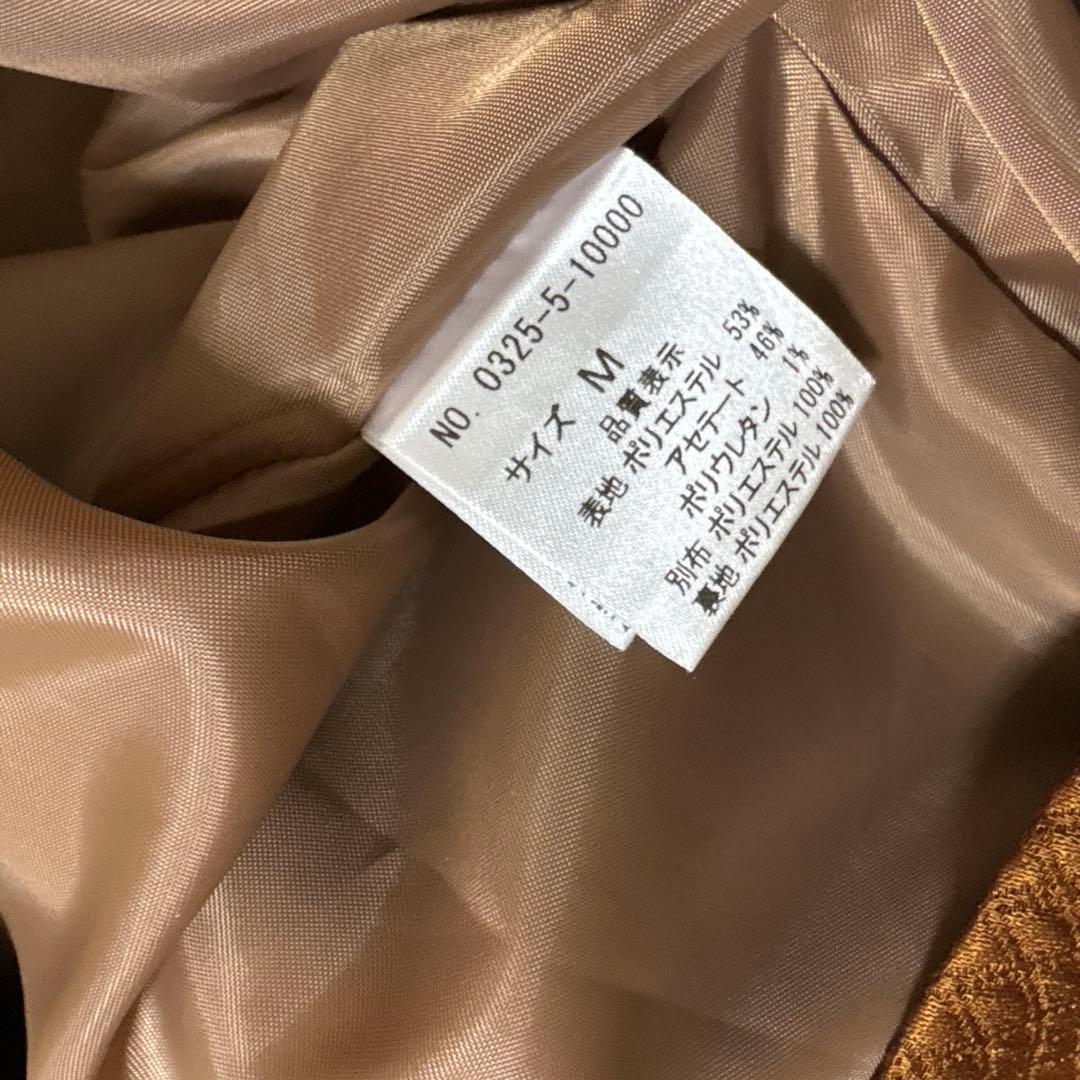 AIMER ジャカード×オーガンジーボリュームスリーブタイト　パーティードレス