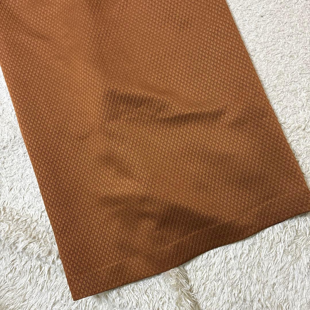 AIMER ジャカード×オーガンジーボリュームスリーブタイト　パーティードレス