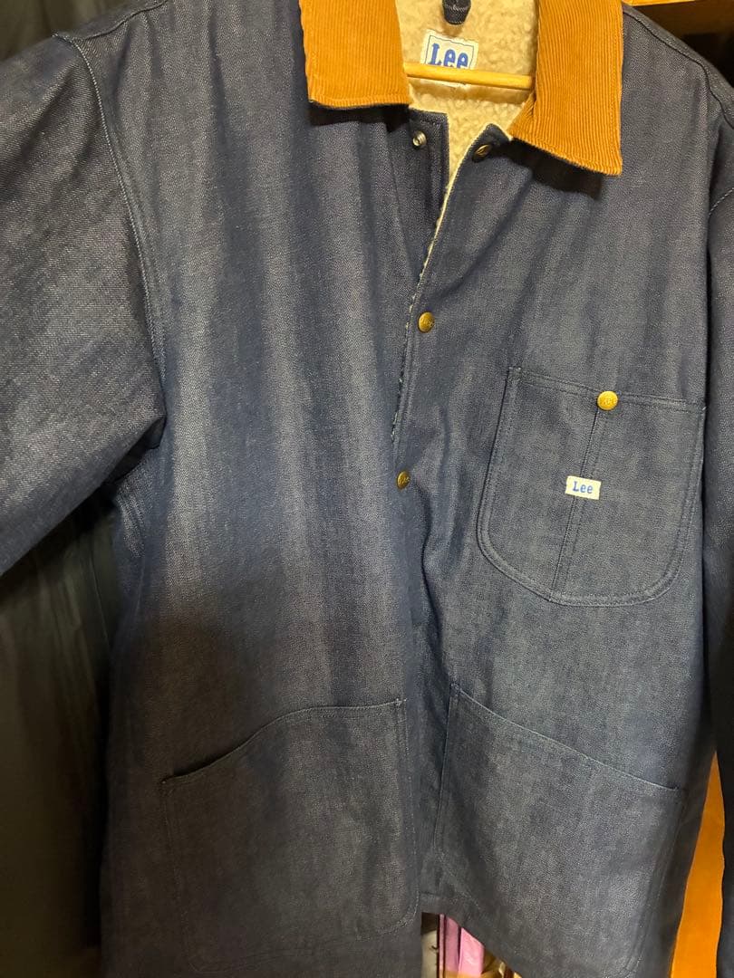 ワコマリア×LEE 裏ボアデニムカバーオール