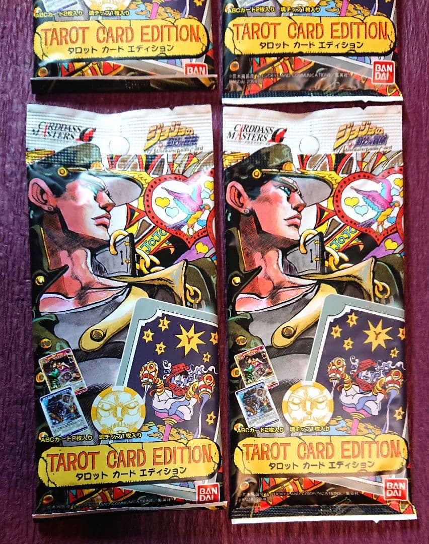 4パック ジョジョの奇妙な冒険 ABCカード タロットカードエディション 未開封