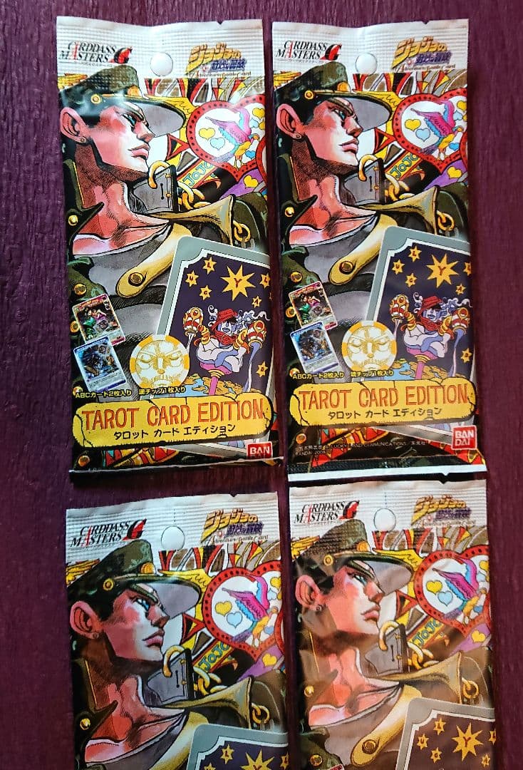4パック ジョジョの奇妙な冒険 ABCカード タロットカードエディション 未開封