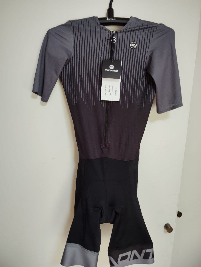 ◎フライス盤MORETHAN エアロレーサーワンピースグレー/ブラック