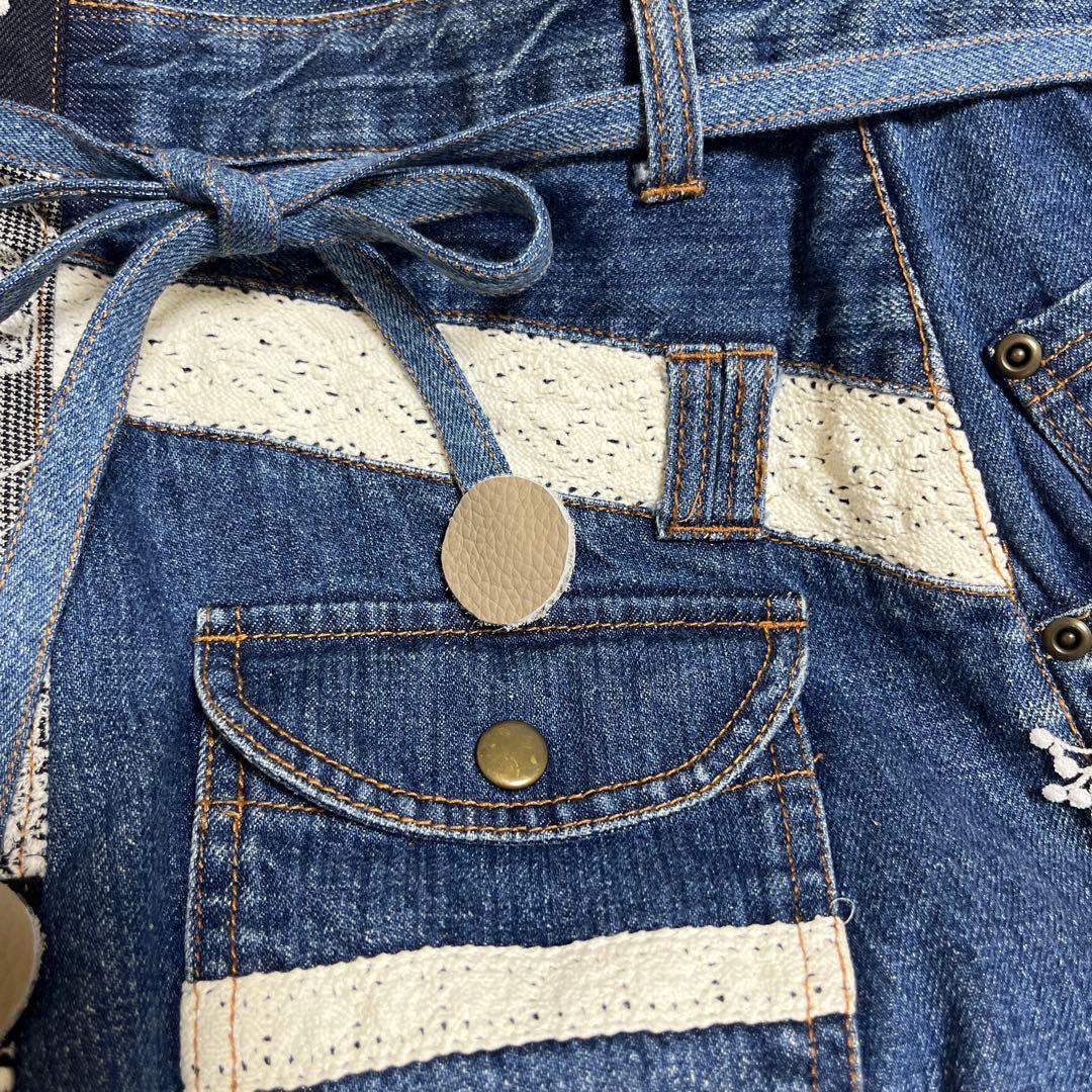 ミナペルホネン Poco bag 《タンバリン&フォレストwingリメイクデニム