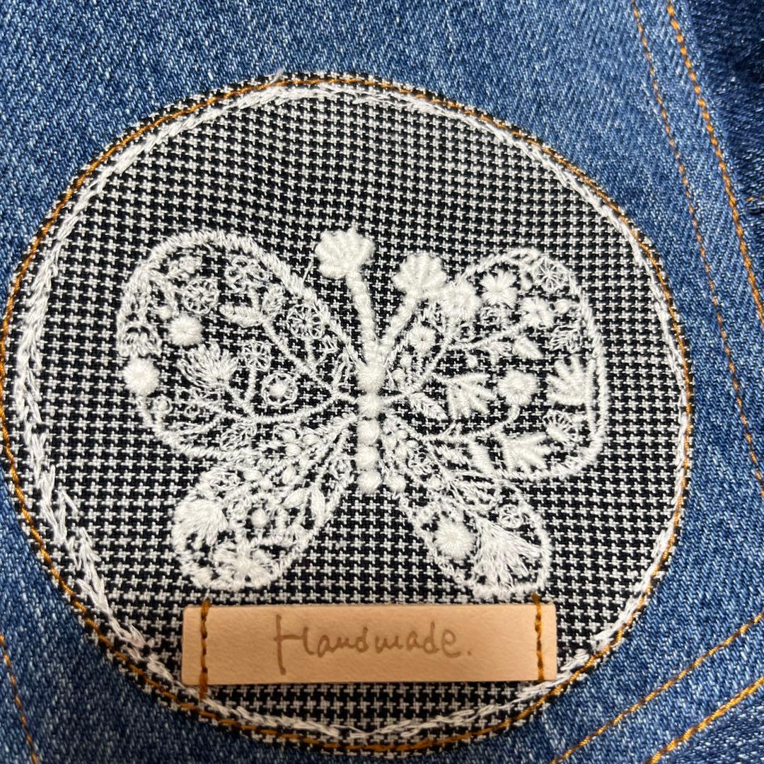 ミナペルホネン Poco bag 《タンバリン&フォレストwingリメイクデニム