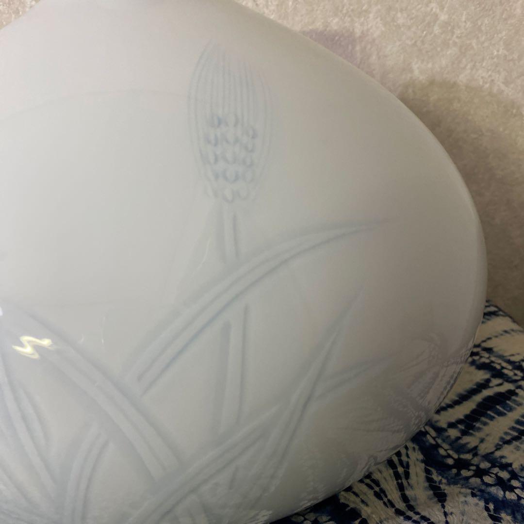 人間国宝　井上萬二　白磁壺