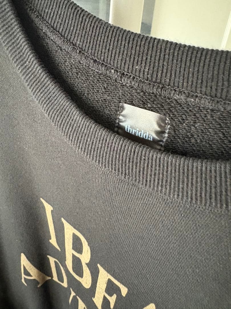 AP STUDIO thridda スウェットプルオーバー ブラック