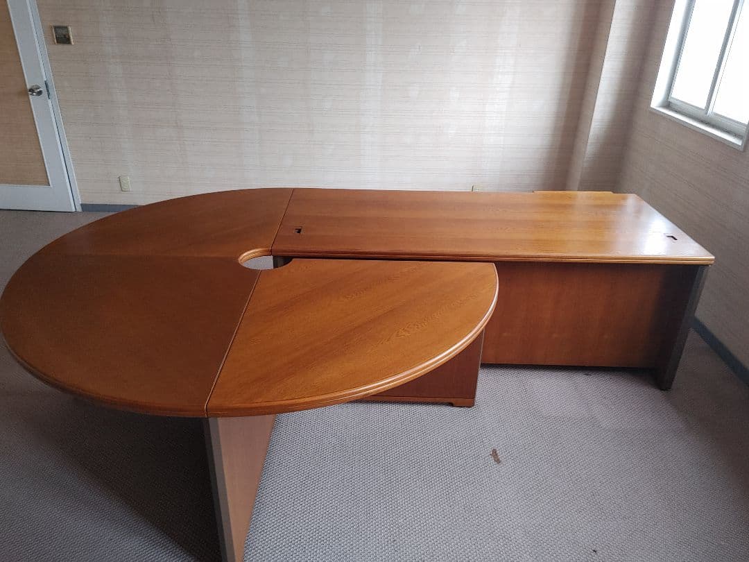 アンティーク調　木製オフィステーブル