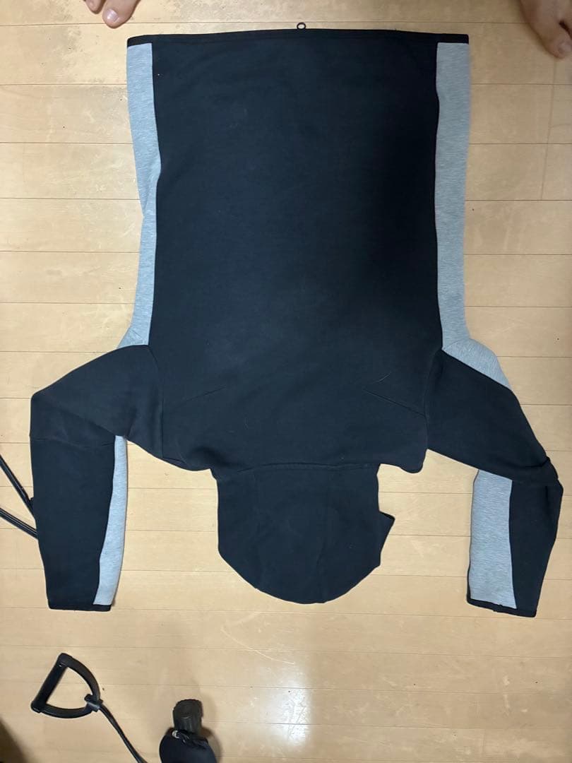 最終値引き正規品廃盤 NIKE 旧テックフリース上下US S 黒グレープレ値