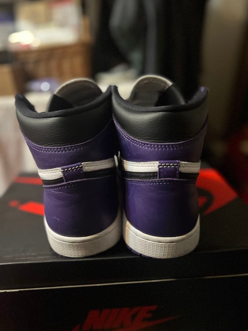 ジ*ズ様 Nike Air Jordan1 コートパープル　ナイキ　ジョーダン1