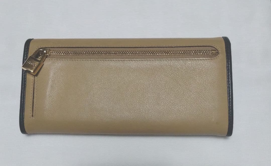 ロエベ LOEWE 長財布 ベージュ