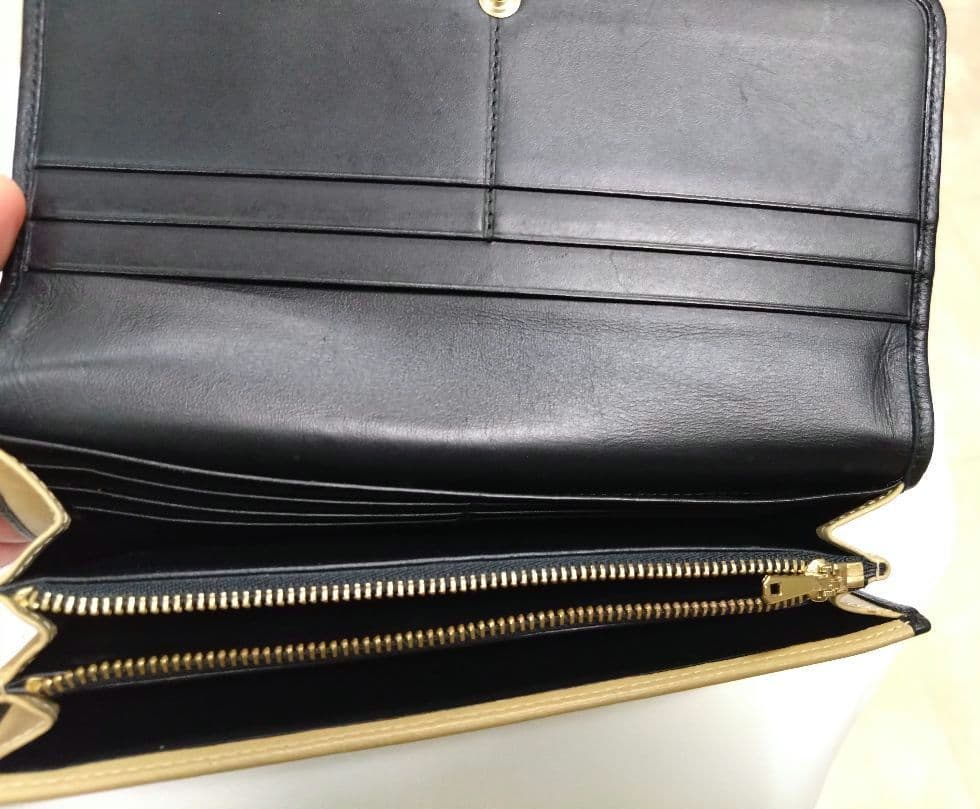 ロエベ LOEWE 長財布 ベージュ