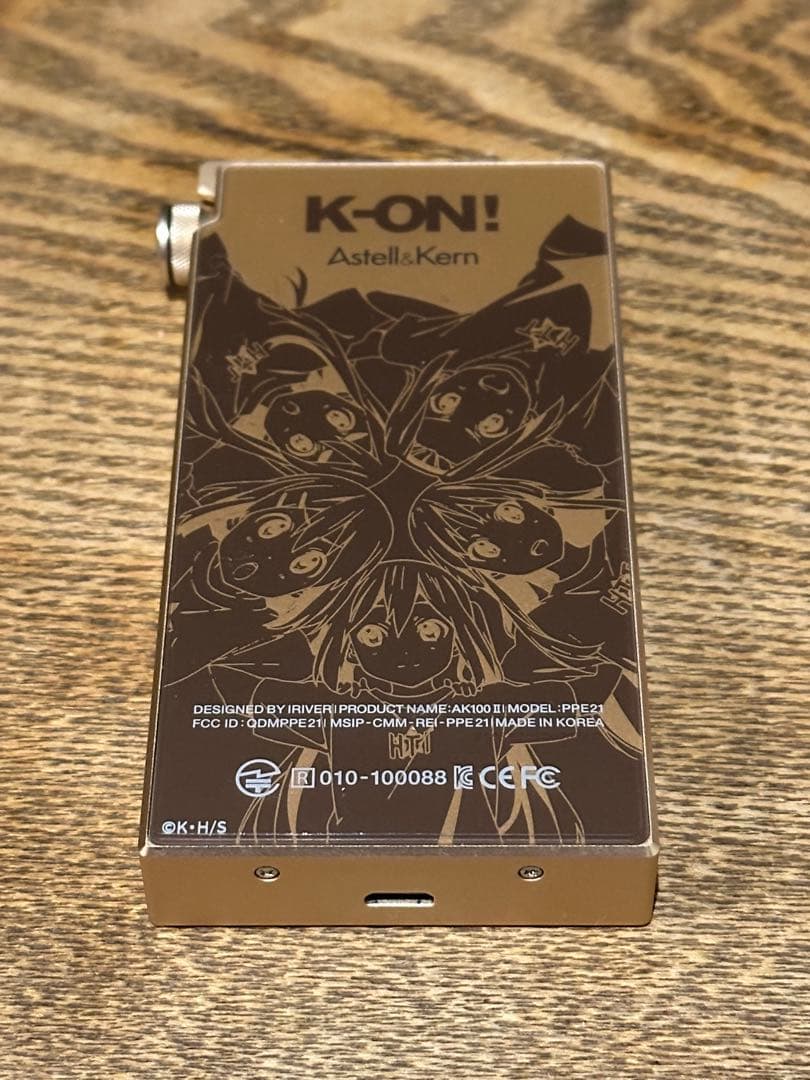 Astell&Kern AK100Ⅱ けいおん コラボモデル