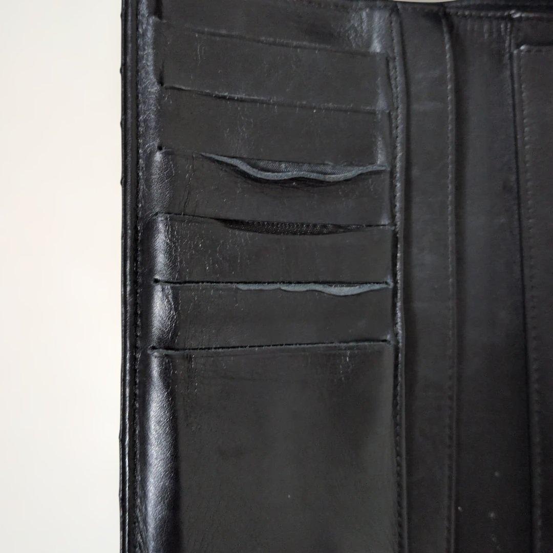 CHANEL ブラック キルティング長財布