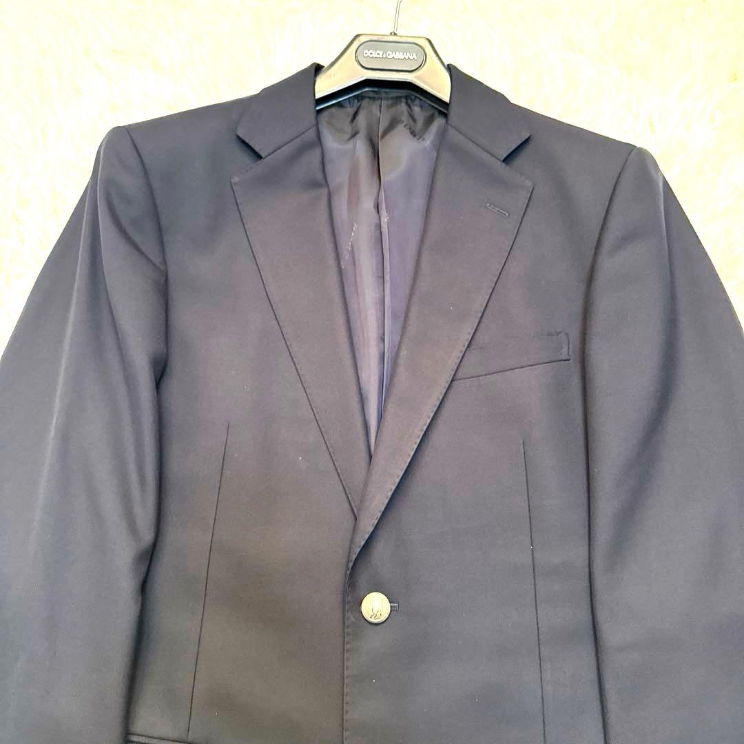 【美品】バーバリーロンドン ブレザー 銀ボタン カシミヤ混 A6