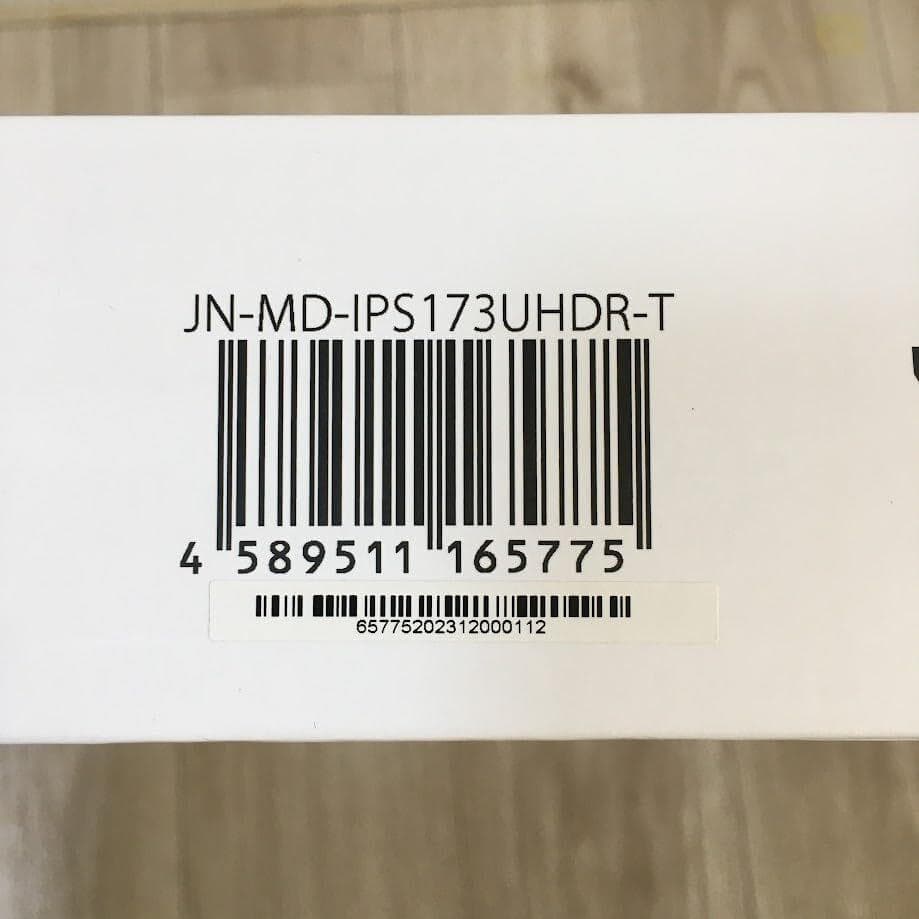 【AJ】JAPANNEXT JN-MD-IPS173UHDR-T モニター