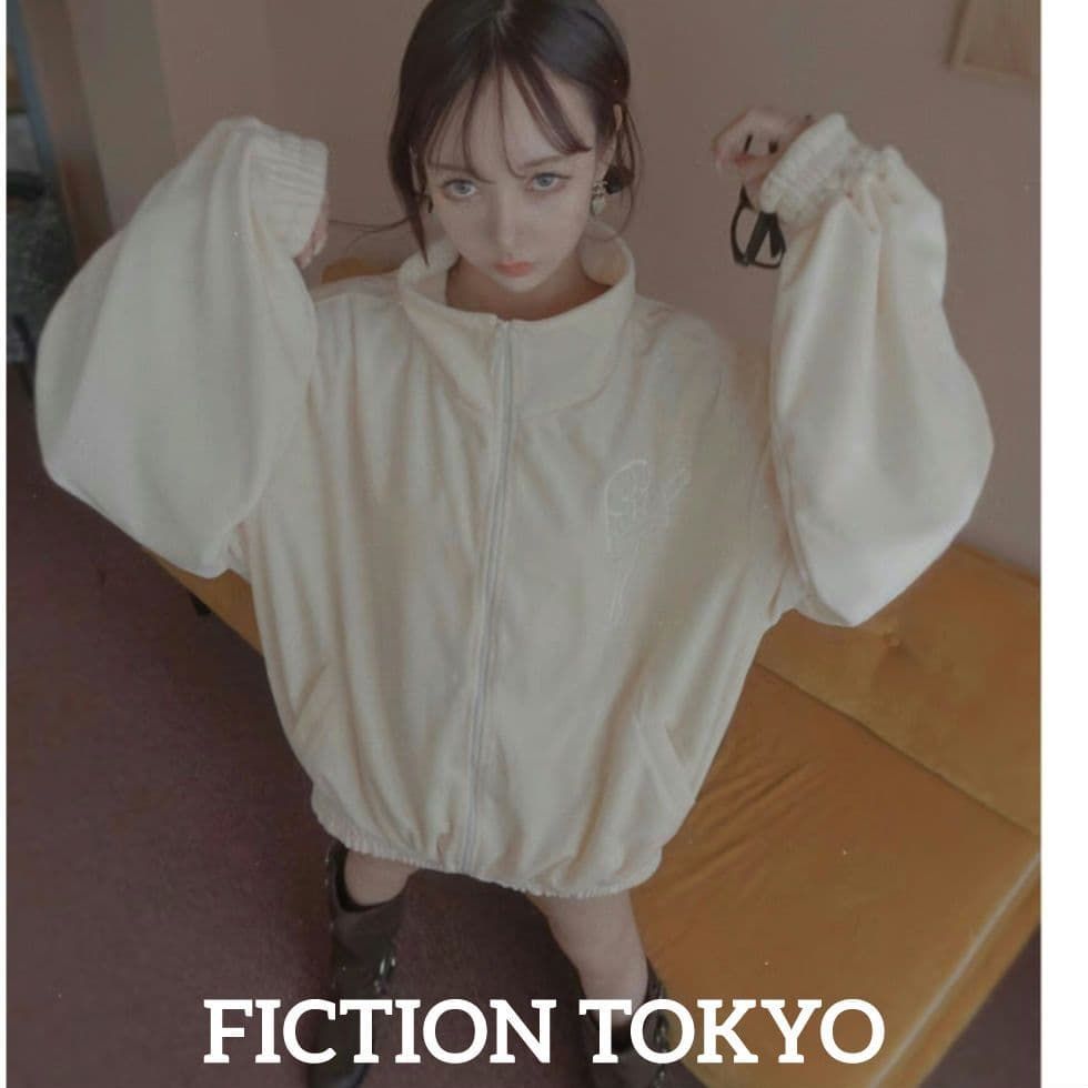 2023AW 完売品 FICTION TOKYOベロアトラックジャケット